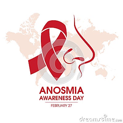 Anosmia Awareness Day vector Vector Illustration