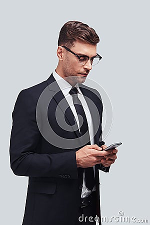 Another business message. Stock Photo