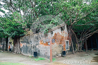 Anping Tree House, historical architecture in Tainan, Taiwan Stock Photo