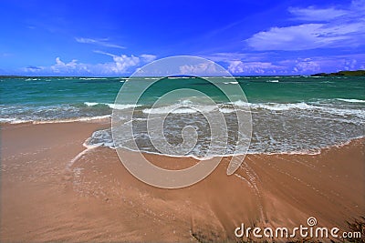 Anse de Sables Beach - Saint Lucia Stock Photo