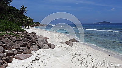 Anse Fourmis , La Digue island , Seychelles Stock Photo