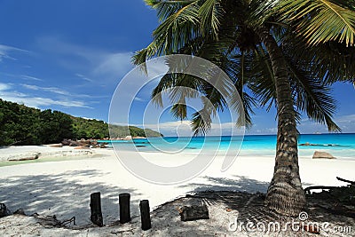 Anse Lazio Stock Photo