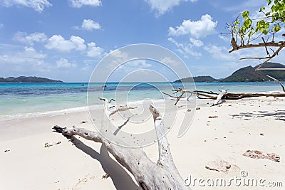 Anse Possession, Praslin Stock Photo