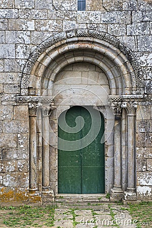 Ansemil church in Silleda Spain Stock Photo