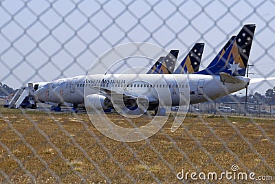 Ansett Airlines of Australia Editorial Stock Photo