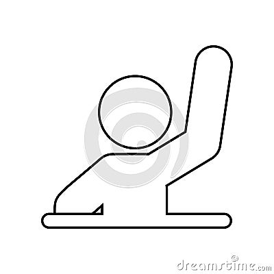 answer icon. Element of back to school for mobile concept and web apps icon. Outline, thin line icon for website design and Stock Photo