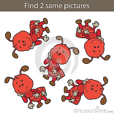 Ant game Vector Illustration