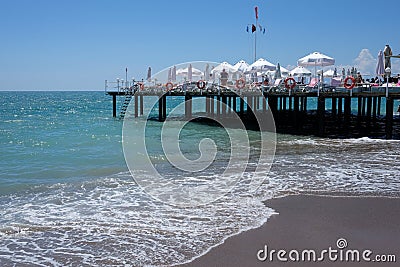 Antaly Beach Editorial Stock Photo