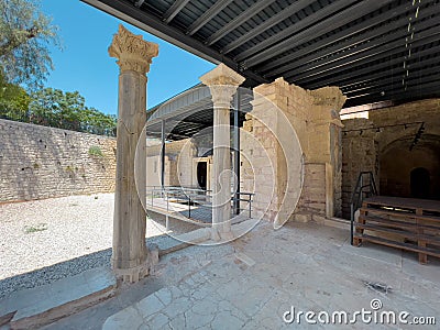 Antalya, Turkey - July 19, 2023: Located in Demre Turkey, St. Nicholas church Editorial Stock Photo