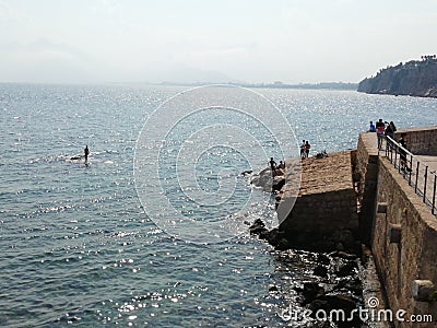 Antalya, Turkey, Marina, spectaculary, scenery Editorial Stock Photo