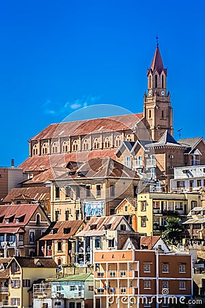 Antananarivo Cathedral Stock Photo
