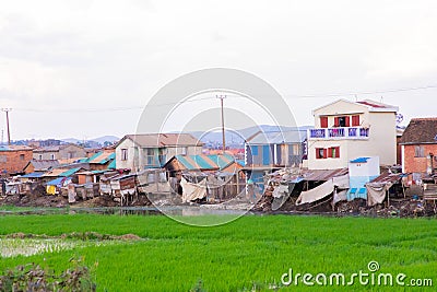 Antananarivo cityscape, Tana, capital of Madagascar Editorial Stock Photo