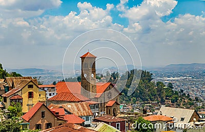 Antananarivo cityscape, Tana, capital of Madagascar Editorial Stock Photo