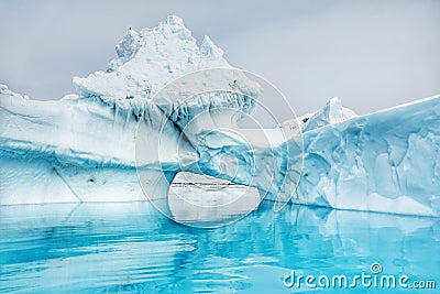 The amazing landcape of Antarctica Stock Photo