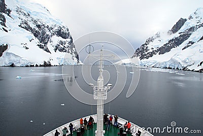 Antarctic Expedition Vessel Editorial Stock Photo