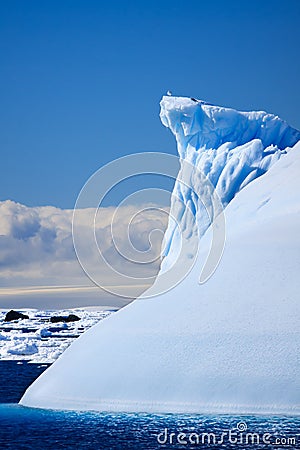Antarctic glacier Stock Photo
