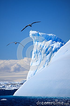 Antarctic iceberg Stock Photo