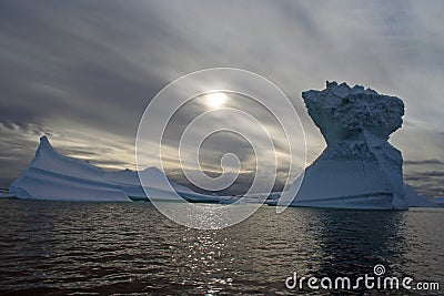 Antarctic Iceberg Stock Photo