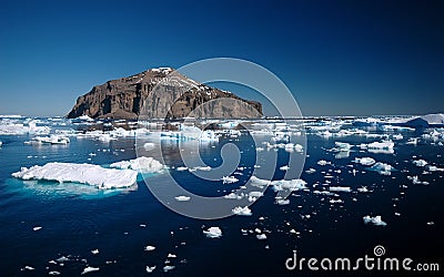 Antarctic Sound Stock Photo