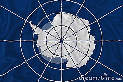 Antarctic Treaty country flag Stock Photo