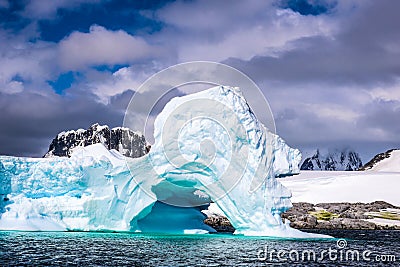 Antarctica in winter Stock Photo