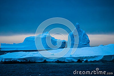 Antarctica in winter Stock Photo