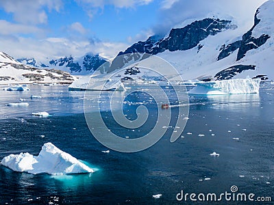 Antarctica in winter Stock Photo