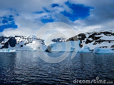 Antarctica in winter Stock Photo