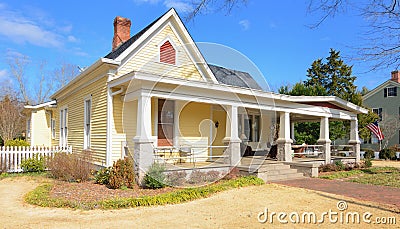 Antebellum Home Stock Photo