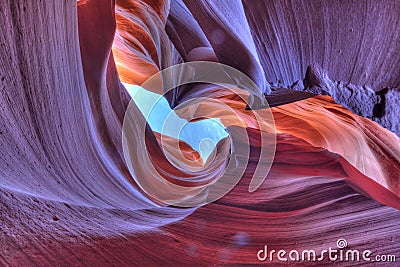 Antelope canyon Stock Photo