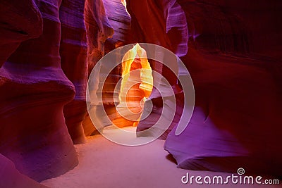 Antelope Canyon Arizona on Navajo land near Page Stock Photo