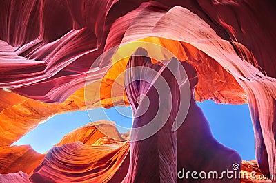 Antelope Canyon, Arizona USA Stock Photo