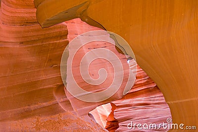 Antelope Canyon in the Navajo Reservation near Page Stock Photo