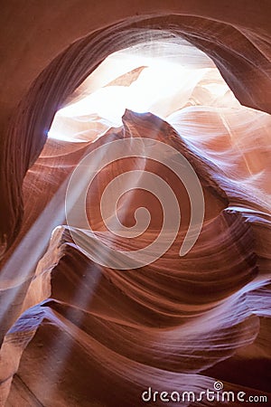 The Antelope Canyon, Page, Arizona, USA. Stock Photo