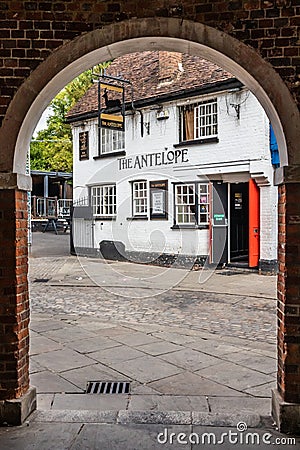 The Antelope Inn, High Wycombe, Buckinghamshire, England Editorial Stock Photo