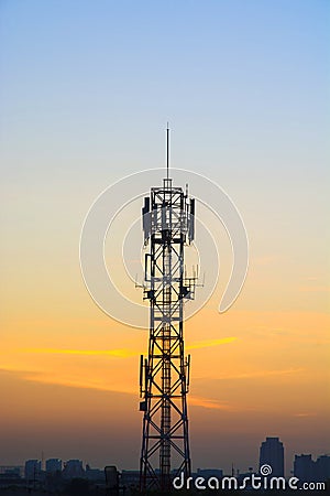 Antenna mobile Telecommunication Stock Photo