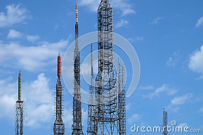 Antenna tower Stock Photo