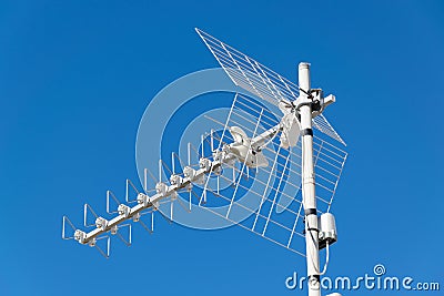 Antenna Tv Stock Photo
