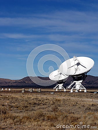 Antenna - Very Large Array Radio Telescope 3 Stock Photo