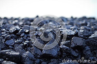 Anthracite coal Stock Photo