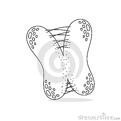 Anthrax Disease Microorganisms Vector Colorless Vector Illustration