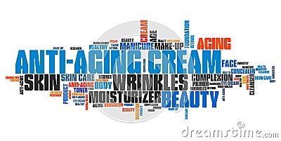 Anti aging cream Stock Photo