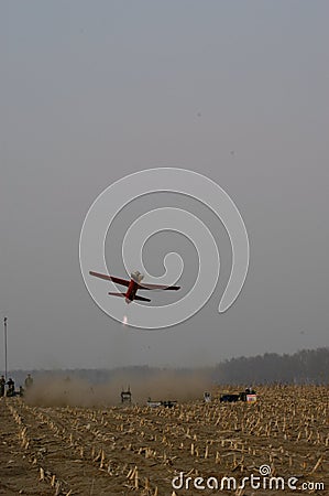 Anti-aircraft artillery aeromodelling group training Editorial Stock Photo