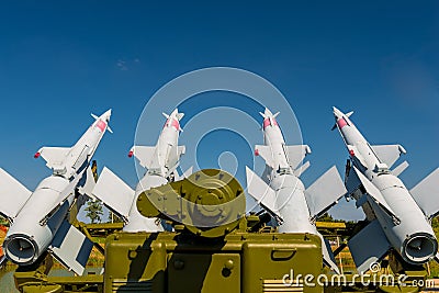 Anti-aircraft missile system S-125 Stock Photo