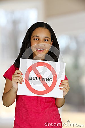 Anti Bullying Stock Photo