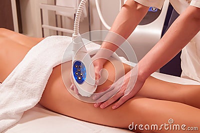 Anti cellulite treatment Stock Photo