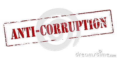 Anti corruption Vector Illustration