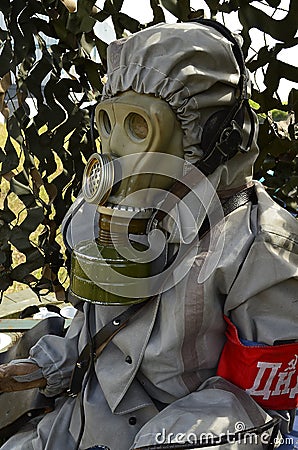 Anti-radiation suit Stock Photo