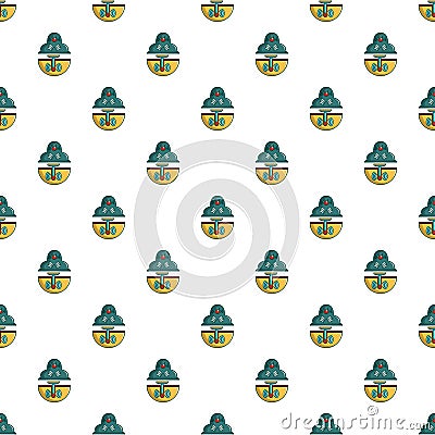 Anti rodents device pattern seamless Vector Illustration