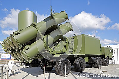 Anti-ship missile system BAL-E Editorial Stock Photo